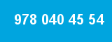 978 040 45 54